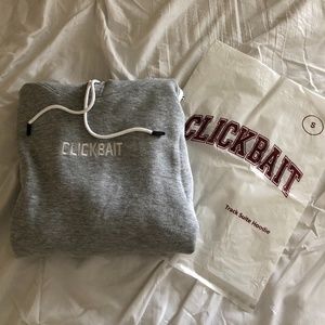 David Dobrik Clickbait Hoodie (Heather Grey)